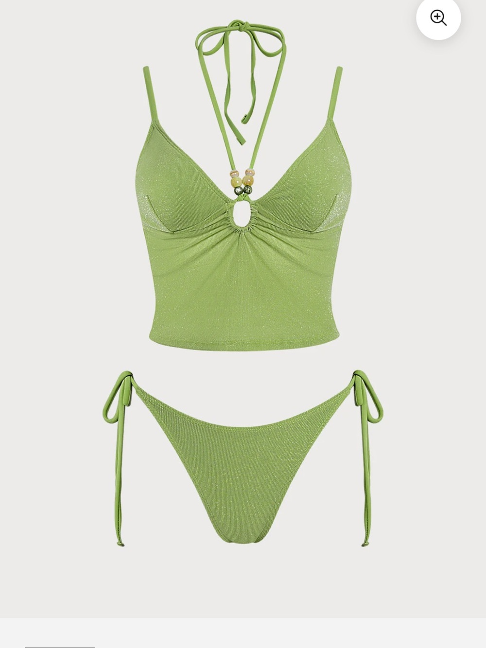 NWT Samiol Tankini with Tie-Side Bottoms